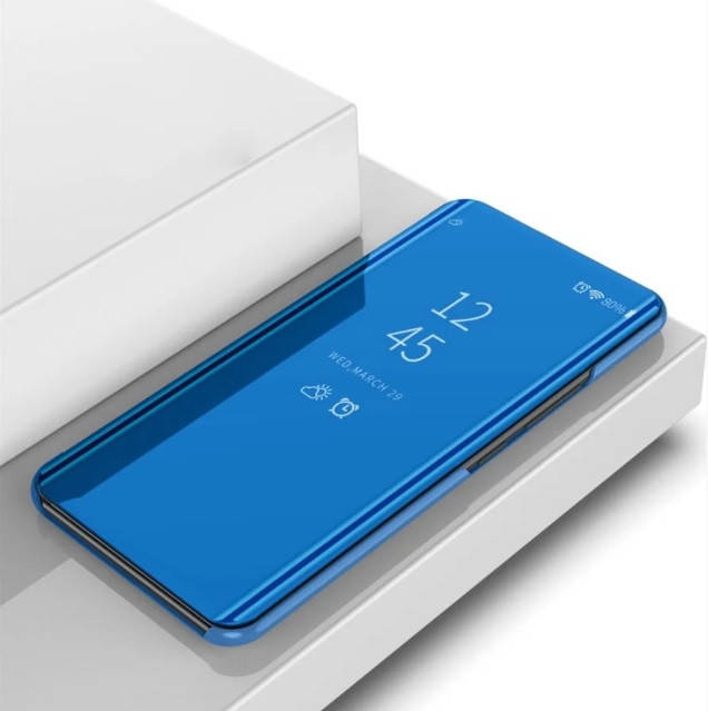 

Чехол Mirror для Samsung A01 2020 / A015F книжка Зеркальная (разные цвета) синий