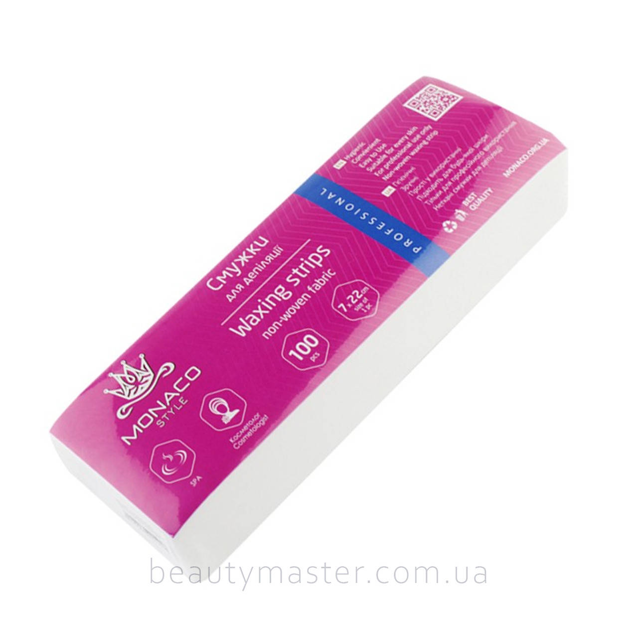 

Monaco style Бумажные полоски для депиляции воском нетканые 7*22см