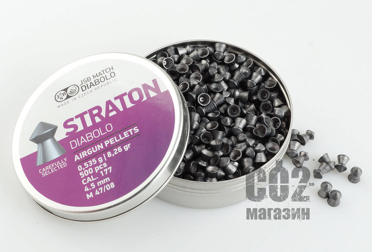 

Пули JSB Diabolo Straton (0.535г, 500 шт) (546112-500)
