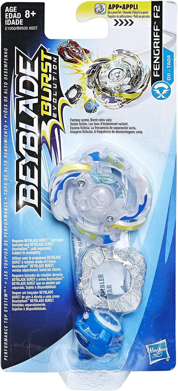 

Бейблейд Фенгриф, Beyblade Burst Evolution Single Top Pack Fengriff F2, оригинал Hasbro