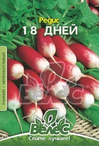 

Семена редиса 18 дней 15г ТМ ВЕЛЕС