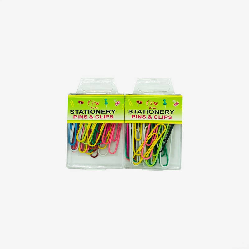

Скрепки офисные "Pins & Clips" цветные, 5см, 25шт (8064-8, 1/480/24)