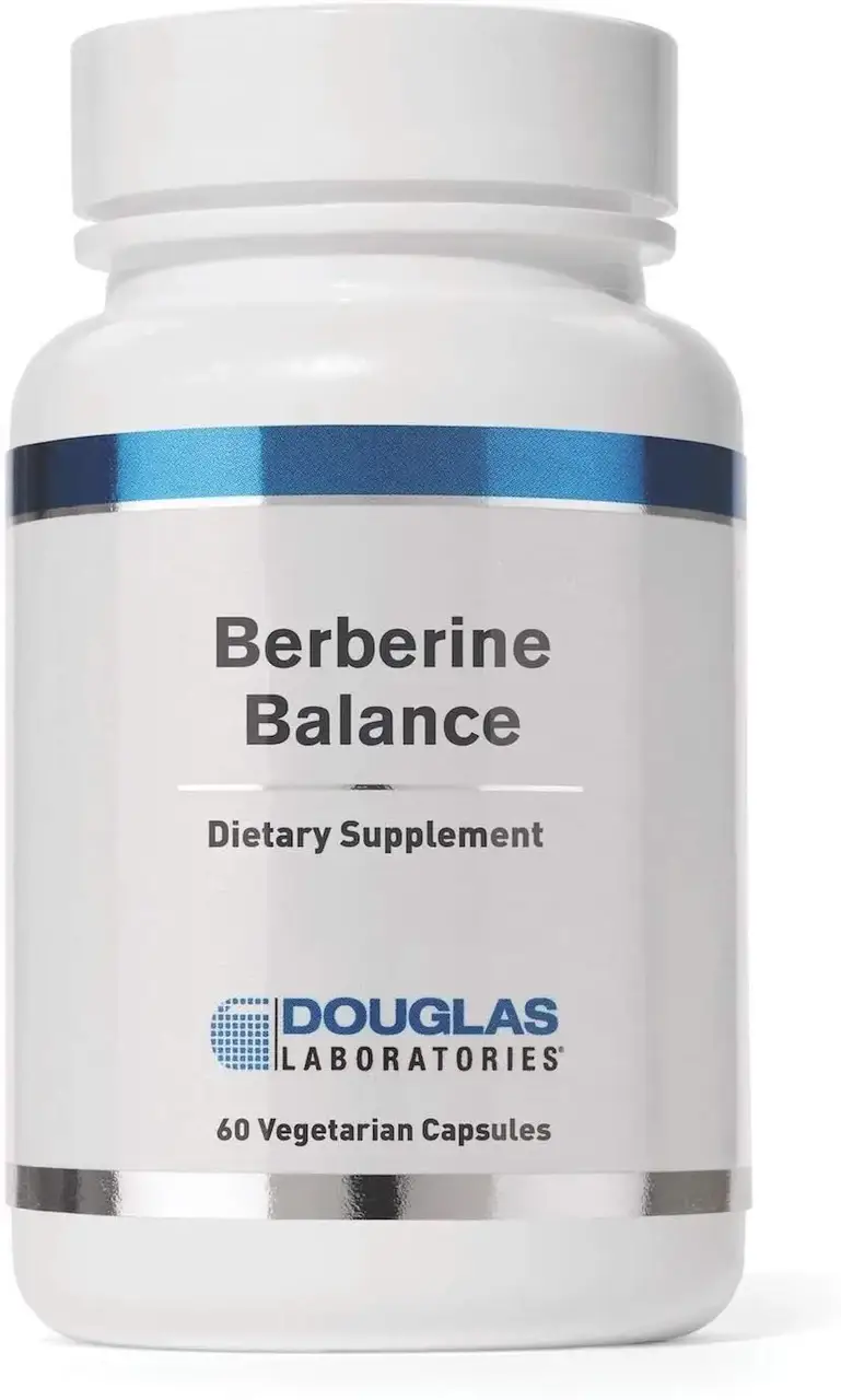 

Поддержка сердесно-сосудистой системы, берберин, Berberine Balance, Douglas Laboratories, 60 капсул