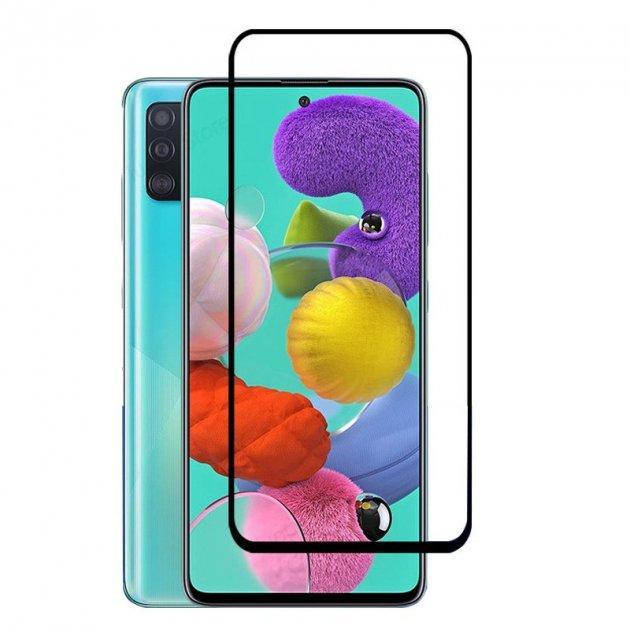 

Защитное стекло на Samsung A51 / стекло защитное на самсунг а51 / полноэкранное защитное стекло, Черный
