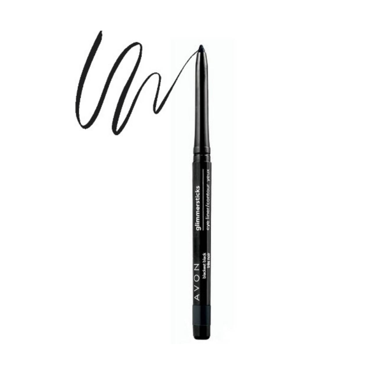 

Выкручивающийся карандаш для глаз Avon (blackest black / глубокий чёрный)
