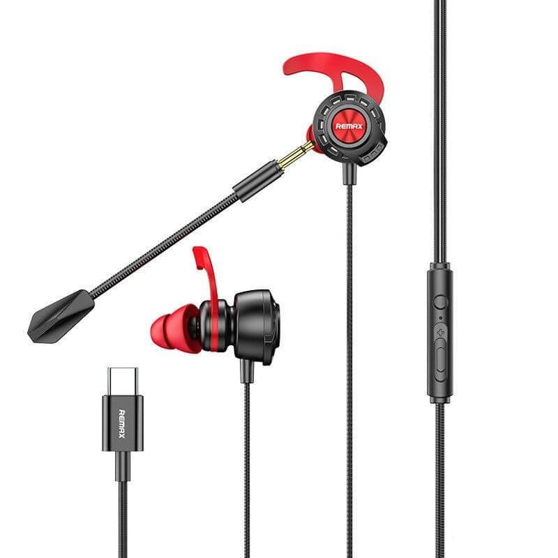 

Наушники Type-C проводные игровые вакуумные с микрофоном гарнитура REMAX Gaming Headphone RM-755 Черный
