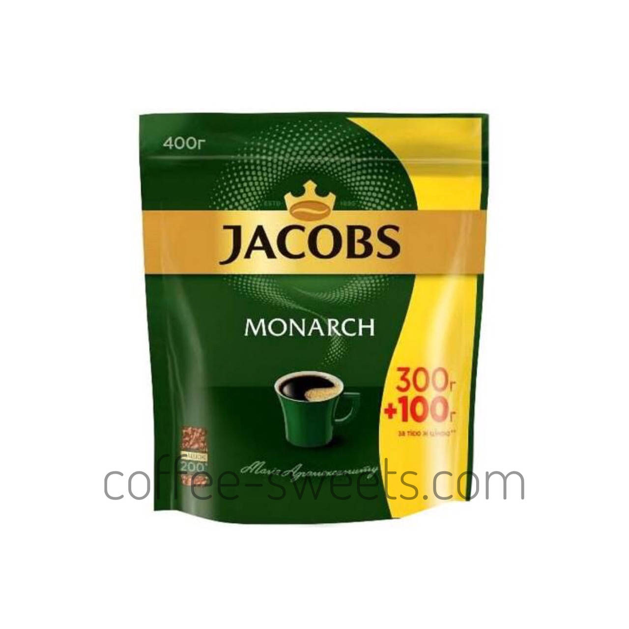 

Кофе растворимый Jazobs Monarch сублимированный 400г