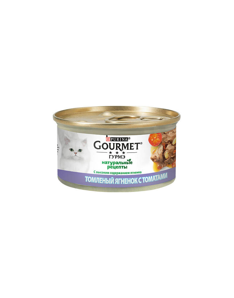 

Gourmet Gold Натуральные рецепты ягненок с томатами 85 г