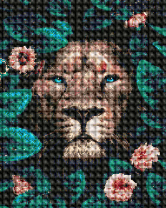

Алмазная мозаика ArtStory Взгляд джунглей 40*50см в коробке