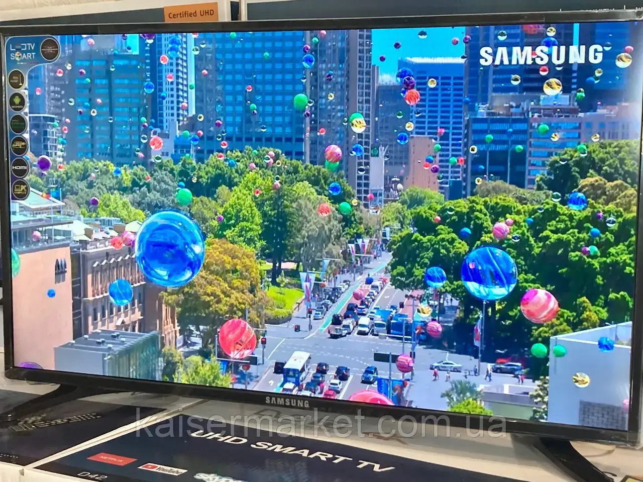 

Телевизор Самсунг Смарт ТВ Samsung 42 дюйма Smart TV WIFI Т2 Bluetooth