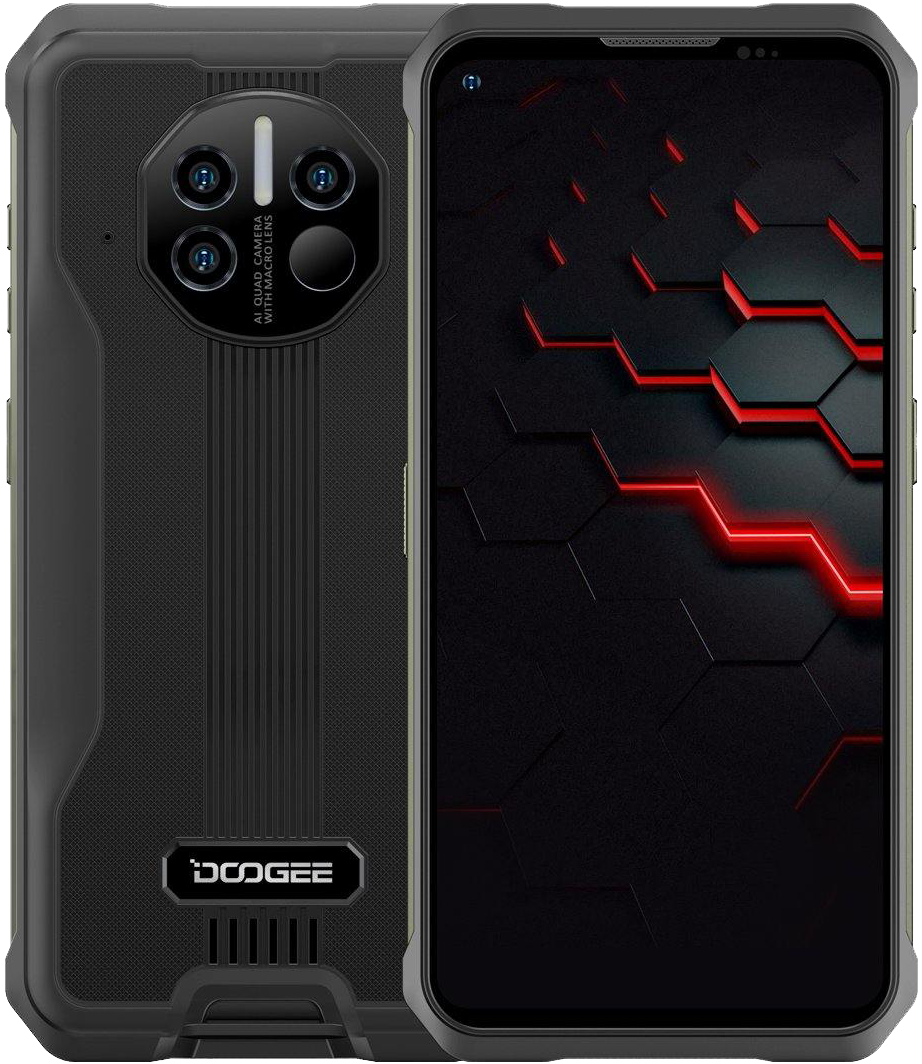 

Doogee V10 8/128GB, 5G, 8500 mAh, NFC, 48 Mpx, IP68/IP69K, Dimensity 700, Термометр, Дисплей 6.39" Черный
