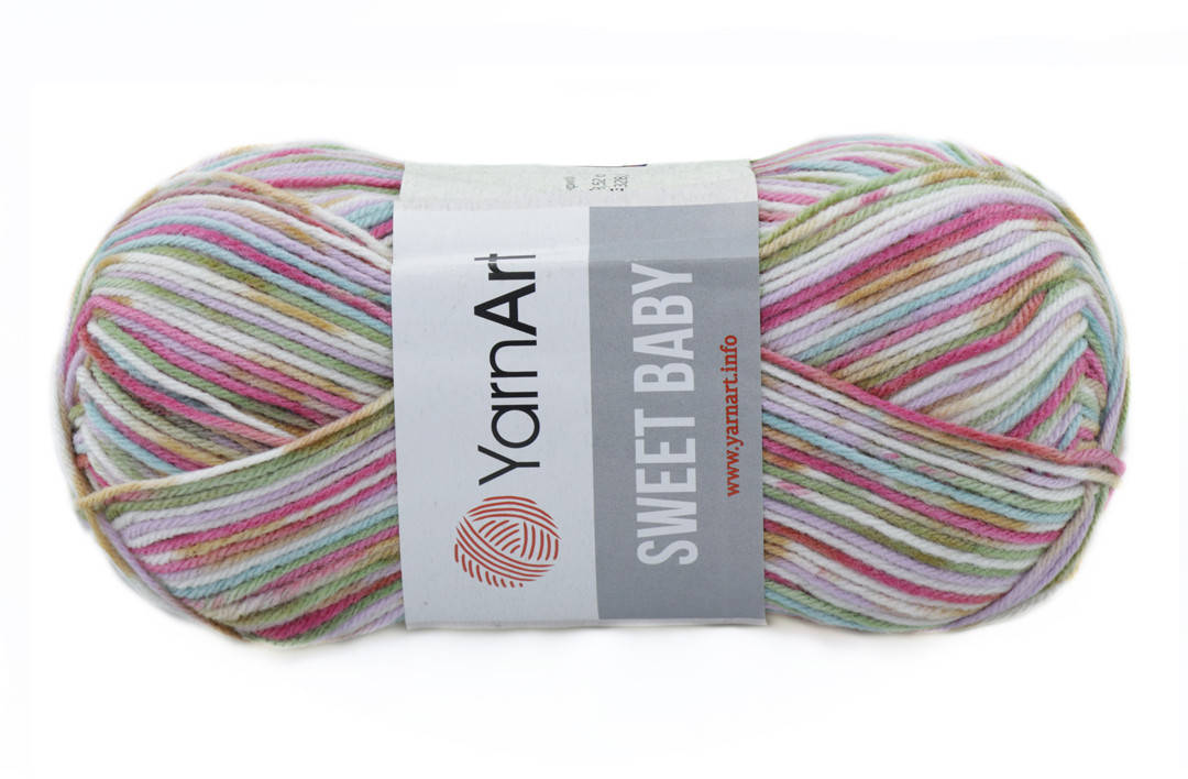 

YarnArt Sweet Baby, №911, Секционное крашение