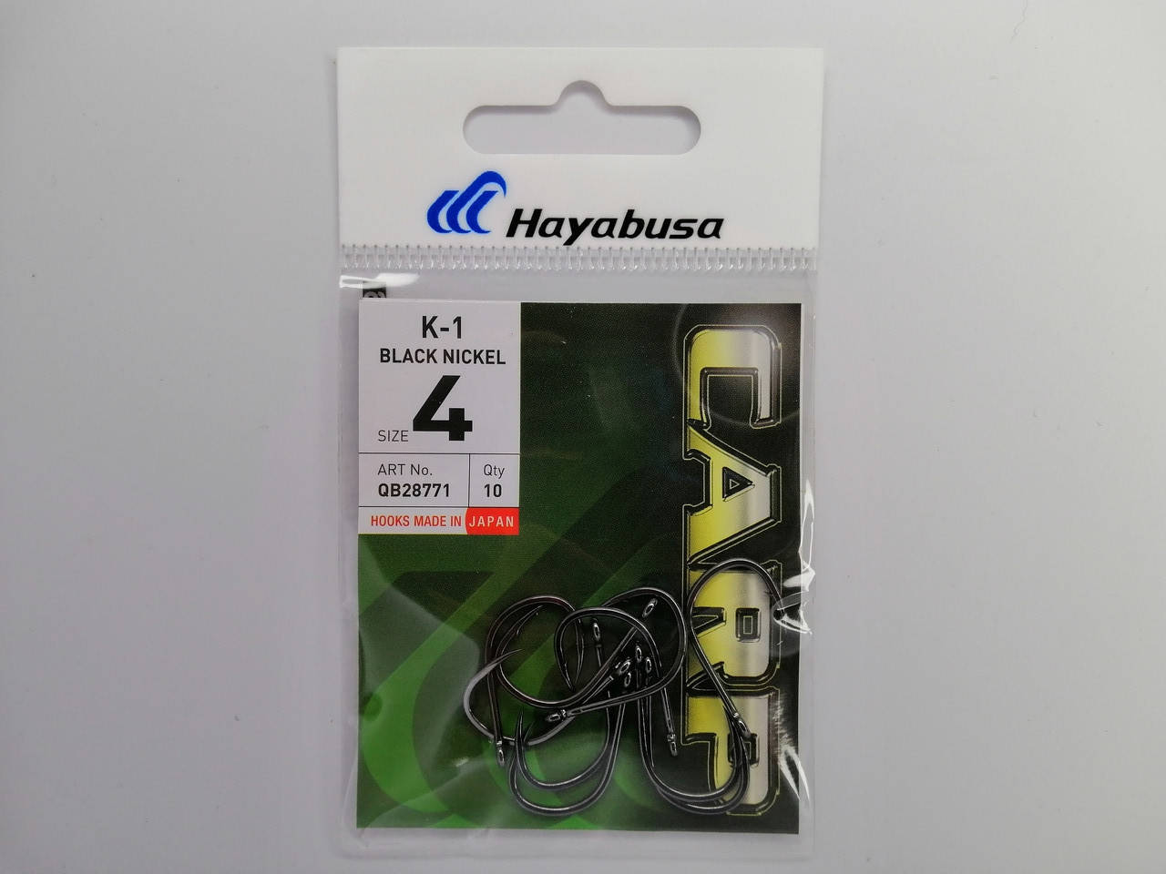 

Крючек Hayabusa K-1 Black Nickel №4