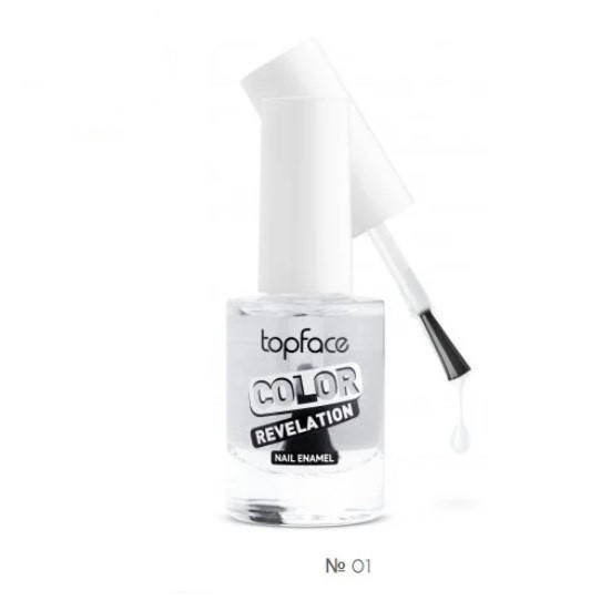 

Лак для ногтей TopFace Color Revelation 9 мл № 01 Прозрачный, Разные цвета
