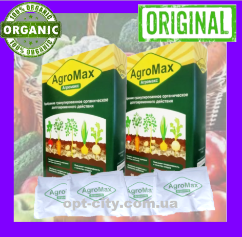

ОРИГИНАЛ Агромакс Комплект 24 саше-пакеты Биоудобрение AGROMAX