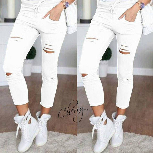 

Модные брюки леггинсы "Next" 42, Белый