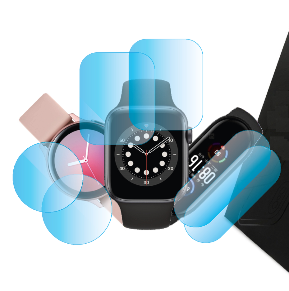 

Защитная пленка Realme Watch S Pro полиуретановая глянцевая Lite Status Skin, Прозрачный