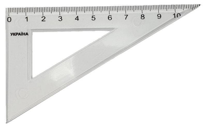 

Треугольник прозрачный маленький 115 х 65 мм AS-0263, К-9043