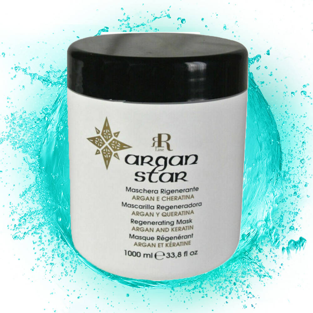 

Реструктуризирующая маска с маслом арганы и кератином RR Line Argan Star 1000 мл