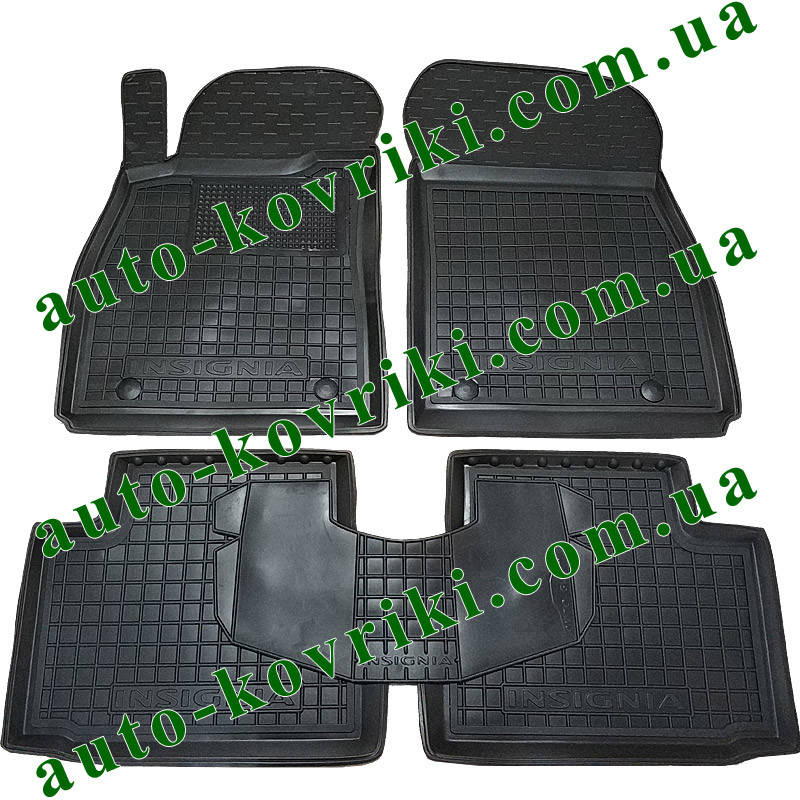 

Резиновые коврики в салон Opel Insignia I 2008-2017 (Avto-Gumm), Черный