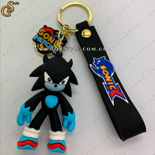 

Брелок Соник Sonic Keychain черный
