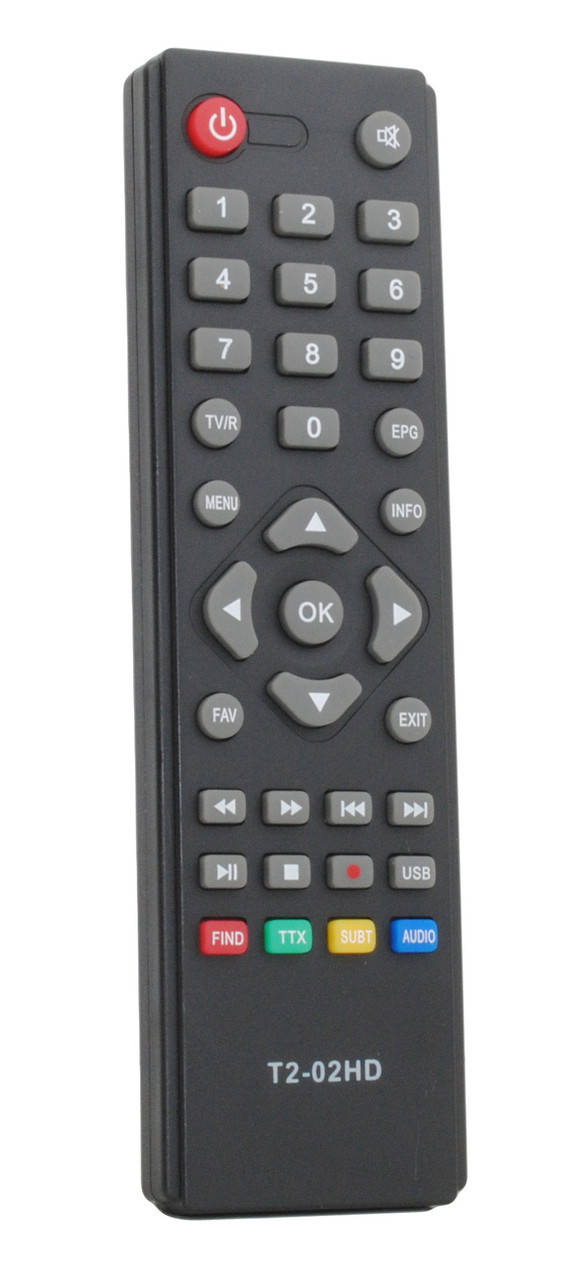 

Пульт ДУ для цифровых эфирных ресиверов OpenBox T2-02M HD, T2-02 HD Mini, Черный