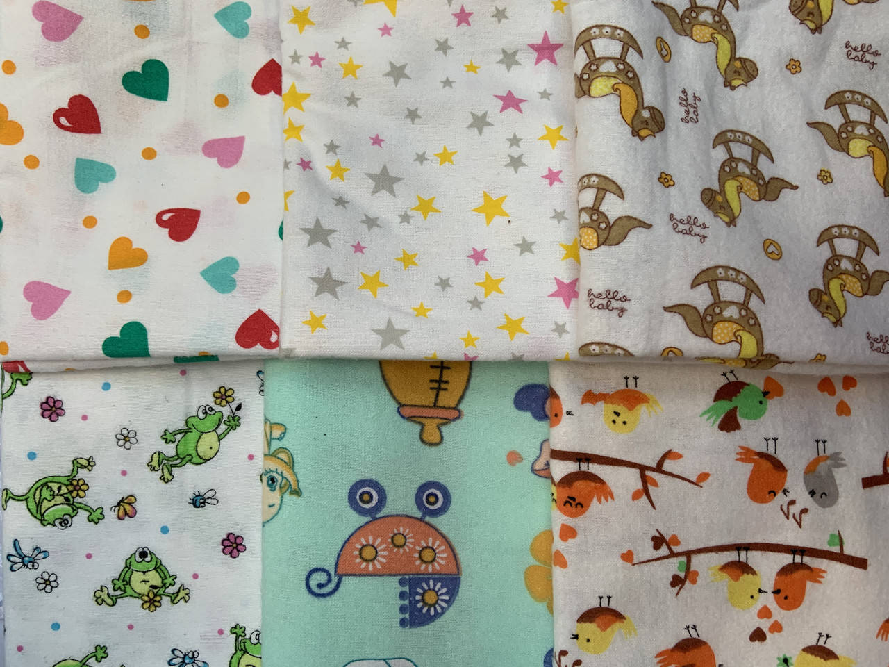 

Пеленка фланель, Разные цвета