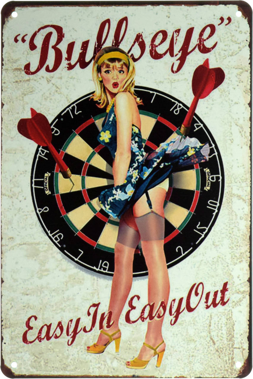 

Металлическая табличка "В Яблочко (Pin Up)" (ms-001312)
