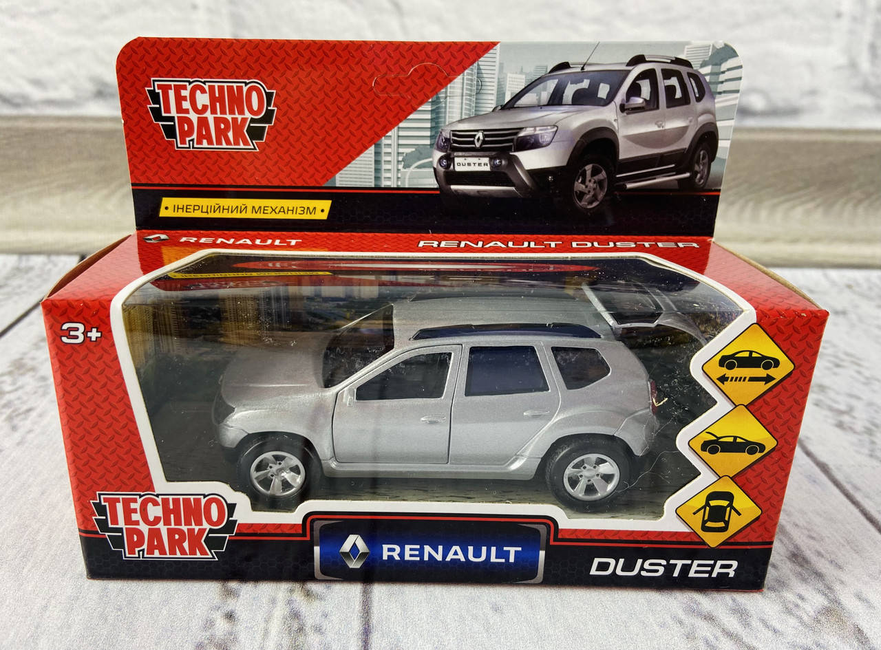 

Машина Металлическая Renault Duster серебристый DUSTER-SL(FOB) Технопарк