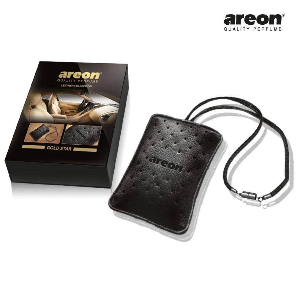 

Ароматизатор для автомобиля AREON Leather Collection Gold Star