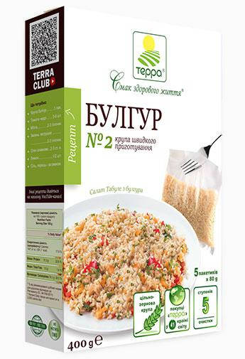 

Терра Крупа Булгур Коробка 5*80г