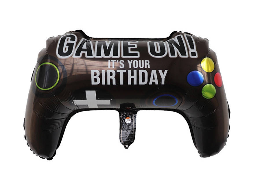 

Фольгированный шар Игровой джойстик Game On 64х37 см (Китай) в упаковке, Черный