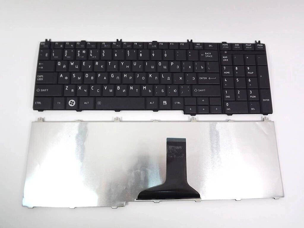 

Клавиатура для Toshiba Satellite C650, C655, C660, C660D, C665, C665D, C670, L650, L655, L670, L750, L755,, Черный