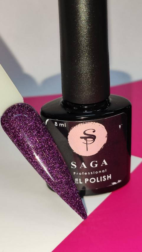 

Гель-лак Saga Fiery Gel №26 (фуксия, светоотражающий)