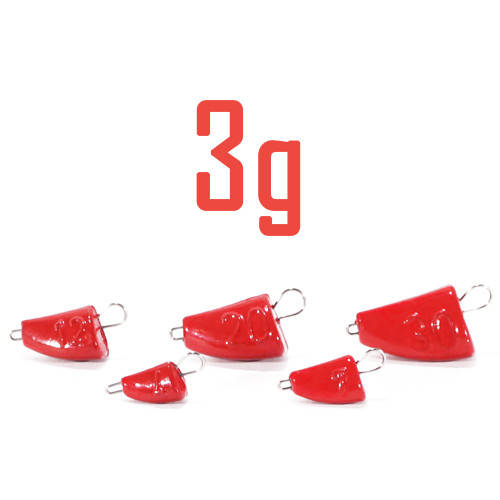 

Груз “Пуля Active” 3 г. Красный (5 шт.) Днипро-Свинец