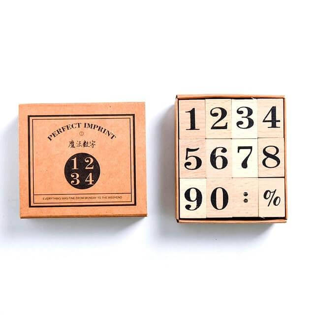 

Деревянные штампы Цифры