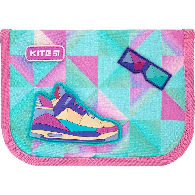 

Пенал без наполнения Kite Education Cool girl K21-622-7, 1 отделение, 2 отворота, Розовый