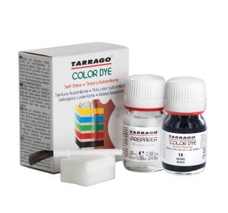

Краситель для гладкой кожи и текстиля с очистителем Tarrago Color Dye Чёрный