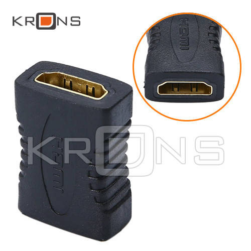 

Адаптер HDMI - HDMI, мама-мама, соединитель, джойнер, Черный