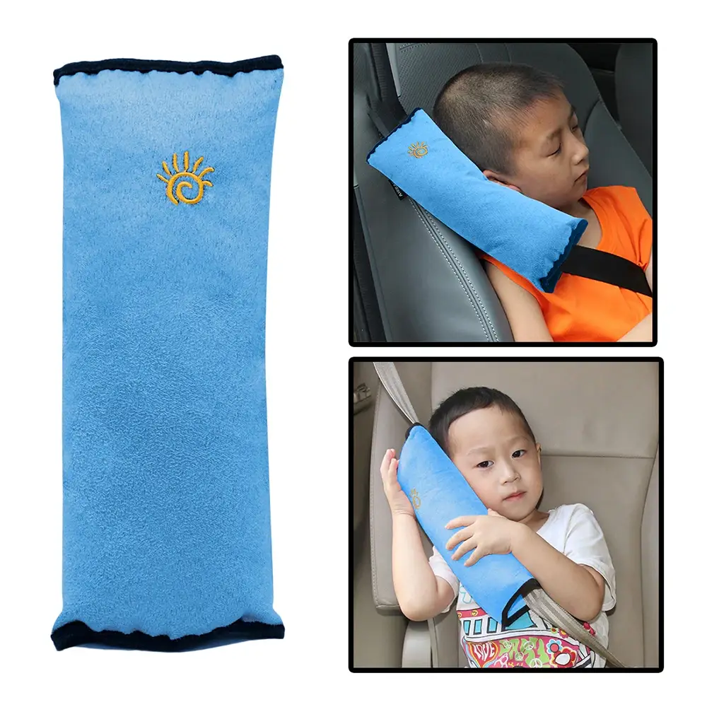 

Подушка на ремень безопасности в авто 28х12см / Подушка-Адаптер ремня безопасности для детей