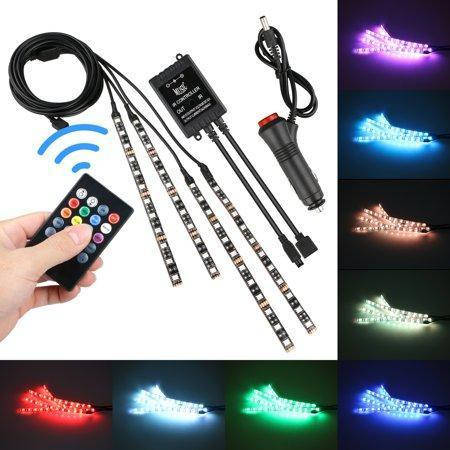 

Led подсветка в авто Car Atmosphere Light RGB 8 цветов! доверие