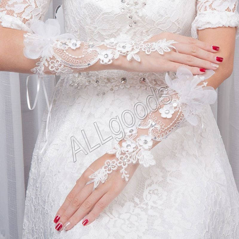 

Перчатки высокие Слоновая кость (p604ivory), Белый
