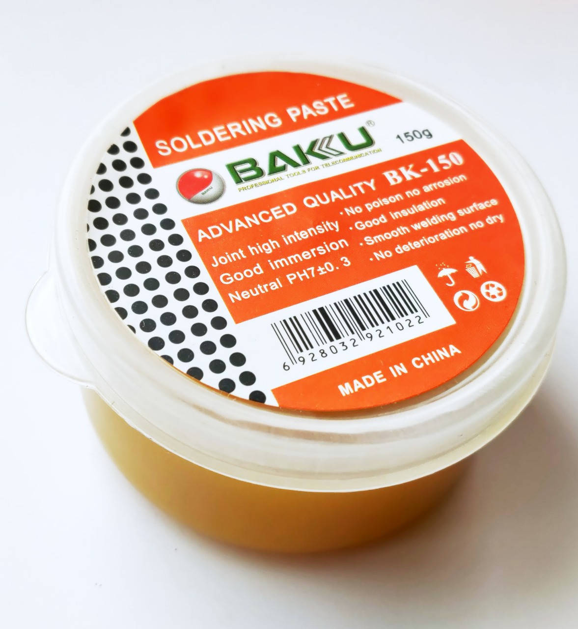 

Флюс для пайки BAKU BK-150. 150 грамм