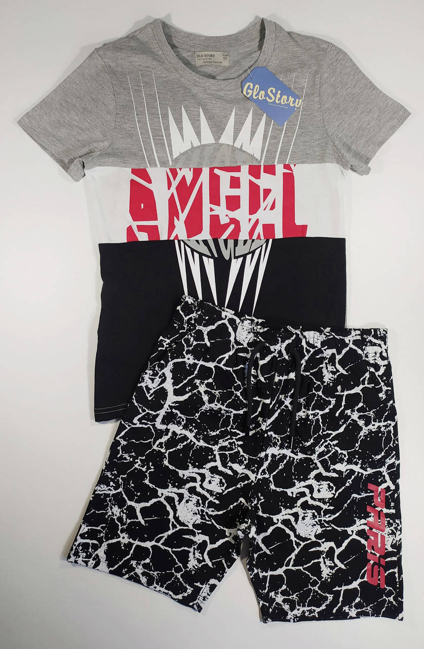 

Костюм трикотажный летний для мальчиков 134