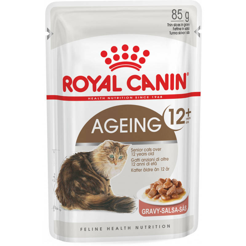 

Влажный корм для зрелых котов старше 12 лет Royal Canin Ageing +12 0,085 г.