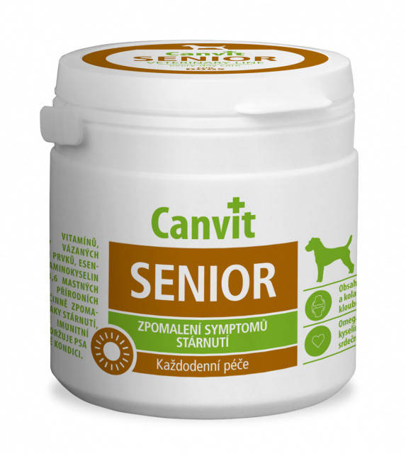 

Canvit Senior Кормовая добавка с витаминами и минералами для собак старше 7 лет 100 гр.