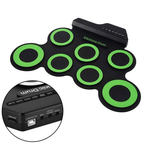 

Барабаны электронные USB гибкие, барабанная установка, пэды G3002