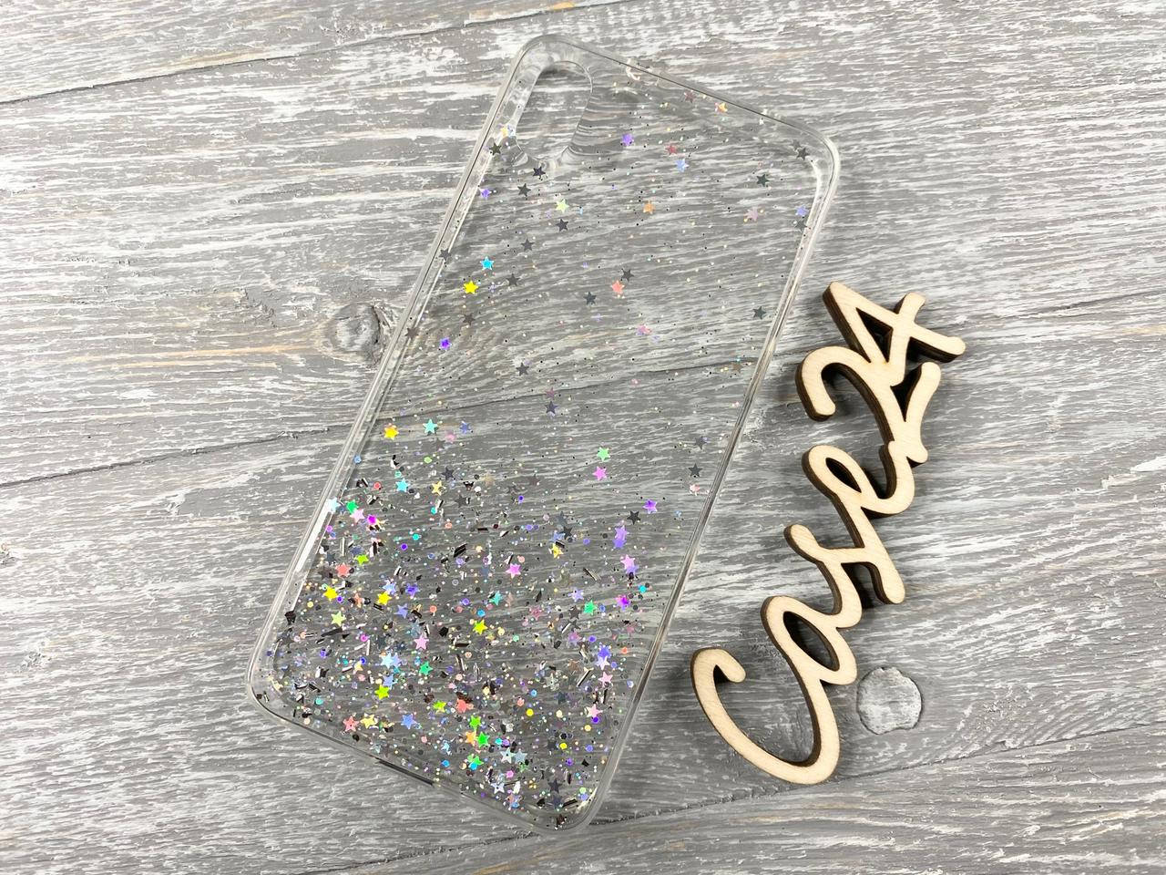 

TPU чехол Star Glitter для Xiaomi Redmi 7A прозрачный, Разные цвета