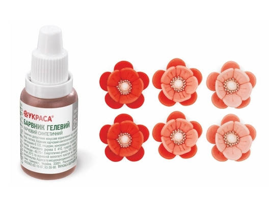 

Краситель гелевый Украса Нежно розовый