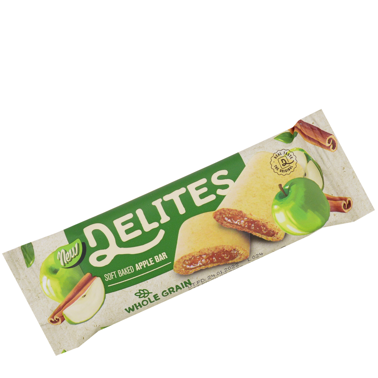 

Печенье-батончик с яблочной начинкой "Delites" 25 г